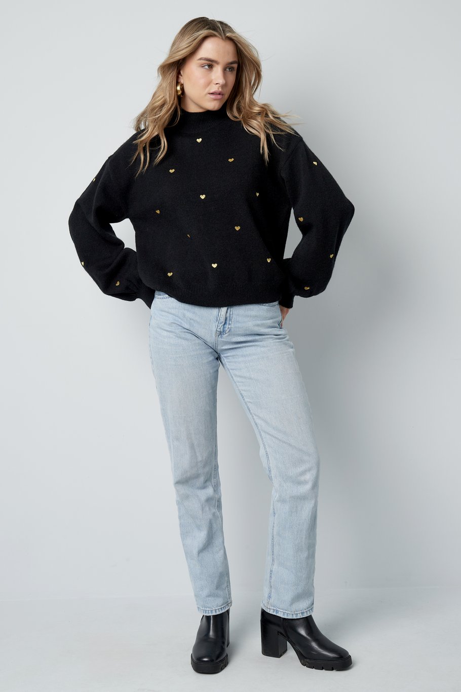 Sweetheart Charm Pullover - schwarz Bild8